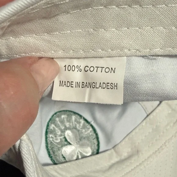 White Celtics Baseball Cap - Picture 4 of 4